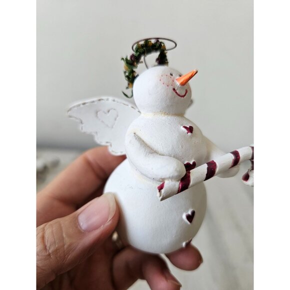 Sandi gore evans Angel snowman ornament hope candle candy cane Xmas tree - Picture 2 of 14